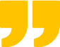 Yellow quotation marks on black background
