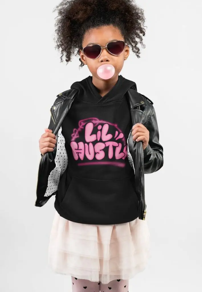 Kids Lil Hustla Hoodie - Image 3