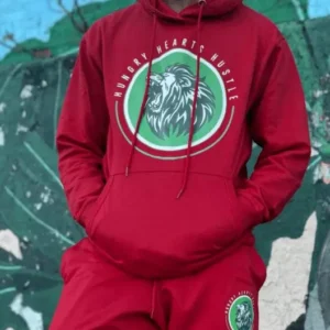 Men Embroidered Sweat Set