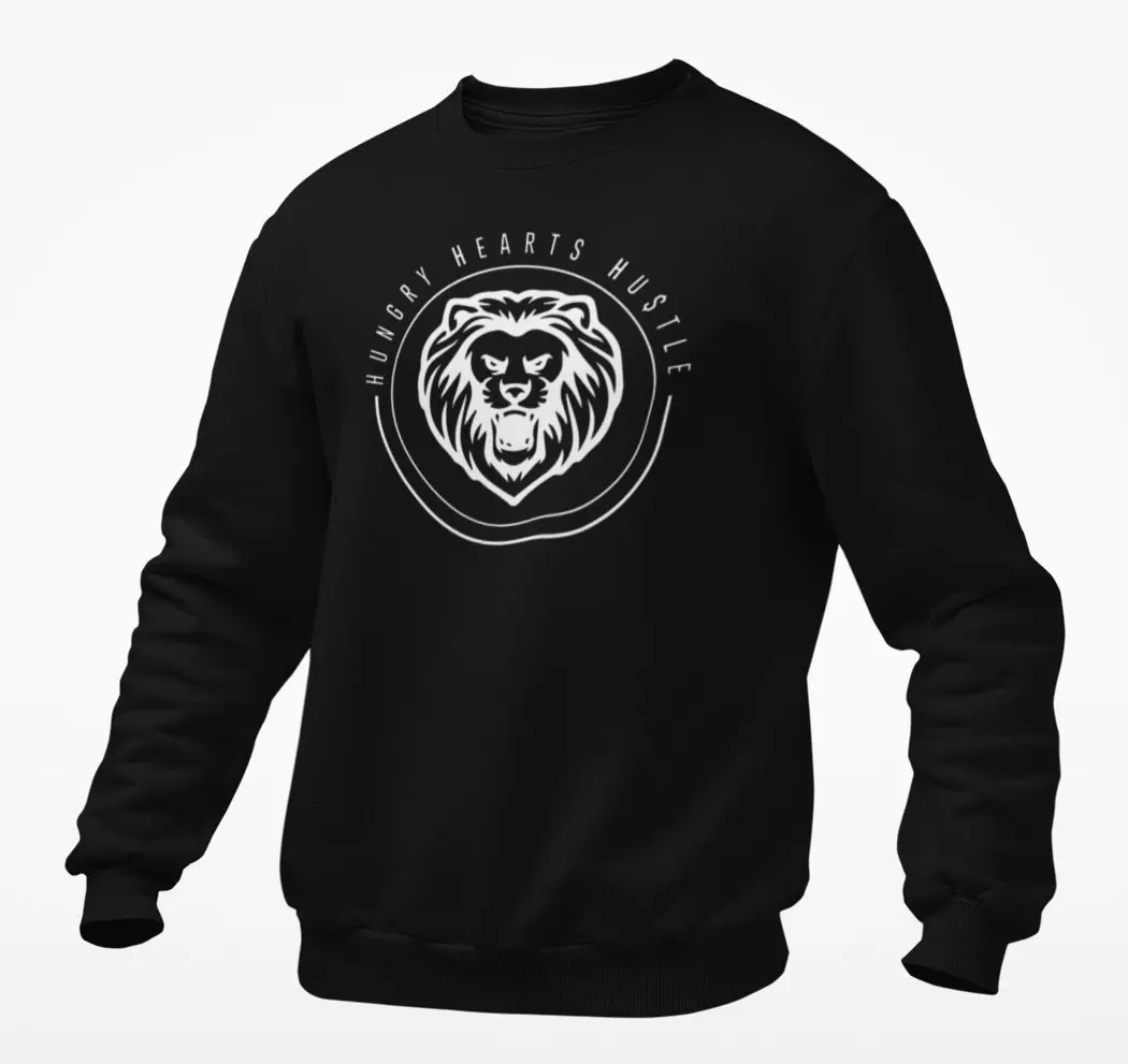 Men Casual Embroidered Crewneck Sweatshirt - Image 3